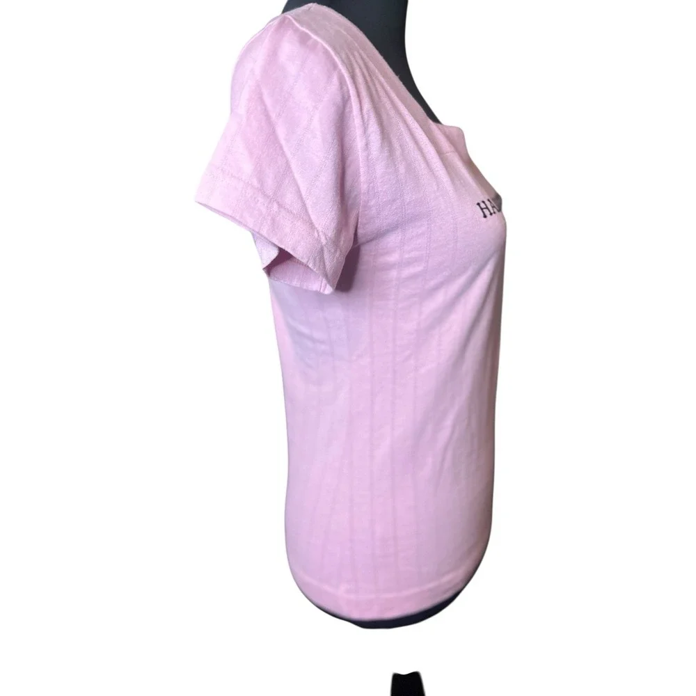 Harley Davidson Shirt Women's Pink Vintage Seattle Size Small - Picture 5 of 6